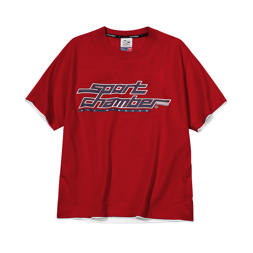 스포츠챔버 펄스 로고 티셔츠 레드(SPORT CHAMBER Pulse Logo T-Shirt Red)