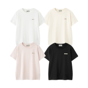 SATUR [2Pack] W Supima Basic Crewneck T-Shirt