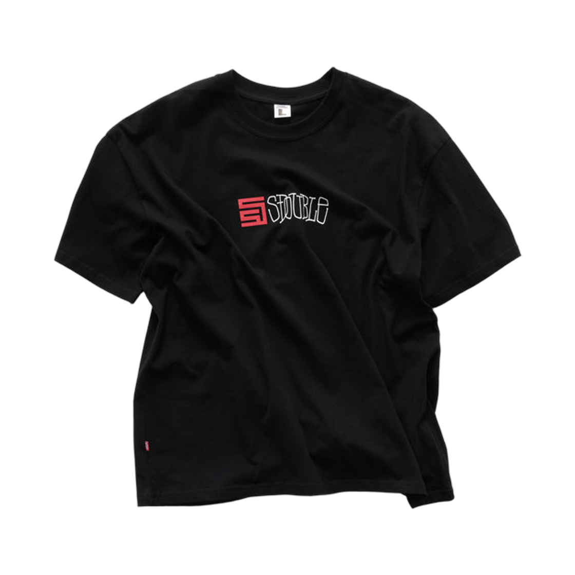 에스더블 베이직 티셔츠 블랙(S/Double Basic T-Shirt Black)