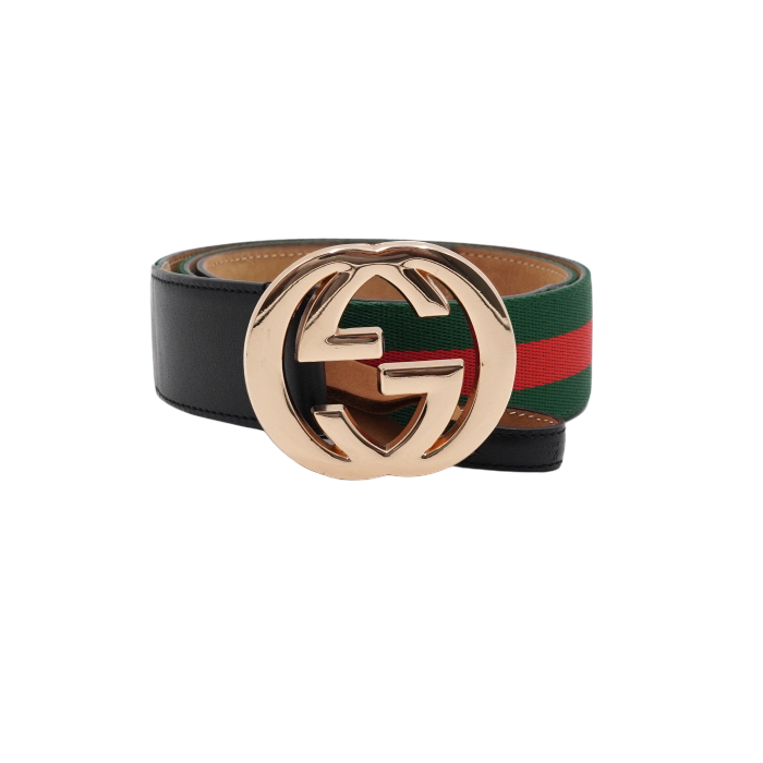 구찌 114984 G인터로킹 웹 삼선 트리밍 빅 버클 남성 벨트aa63751(Gucci Interlocking G Web Triple Stripe Big Buckle Men Belt)