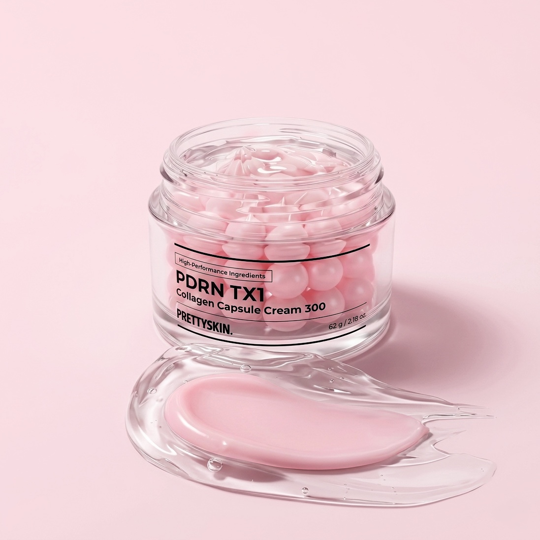 PRETTYSKIN PDRN TX1 COLLAGEN CAPSULE CREAM 300 착용 스타일 - 1