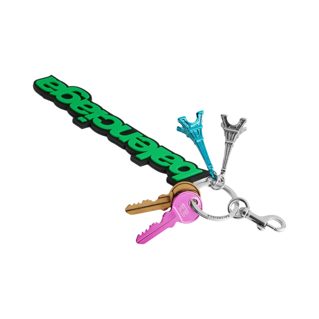 발렌시아가 바이커 발렌시아가 참/키체인 그린 블랙(Balenciaga Biker Balenciaga Charm/Keychain Green Black) - 2