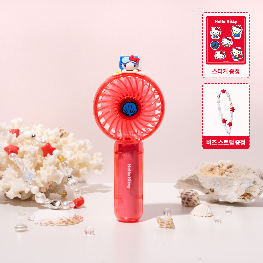 로이체 산리오 캐릭터즈 충전식 투명 핸디팬 휴대용 선풍기(Royche Sanrio Characters Rechargeable Transparent Handy Fan (Portable Fan)) - 3