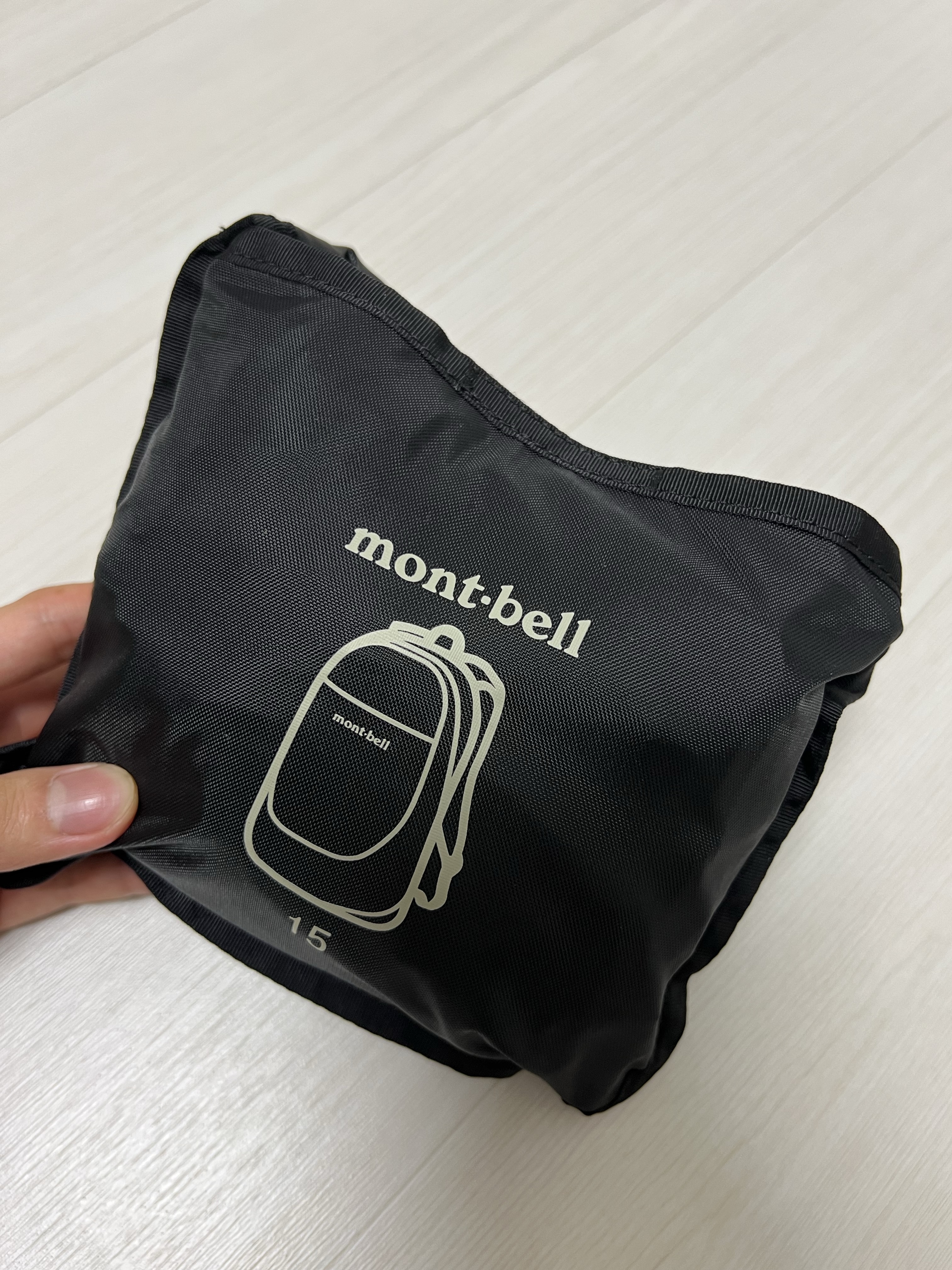 Montbell Pocketable Daypack 15 Black, Sansan Gear Zipper Pants Green - 22SS 착용 스타일 - 3