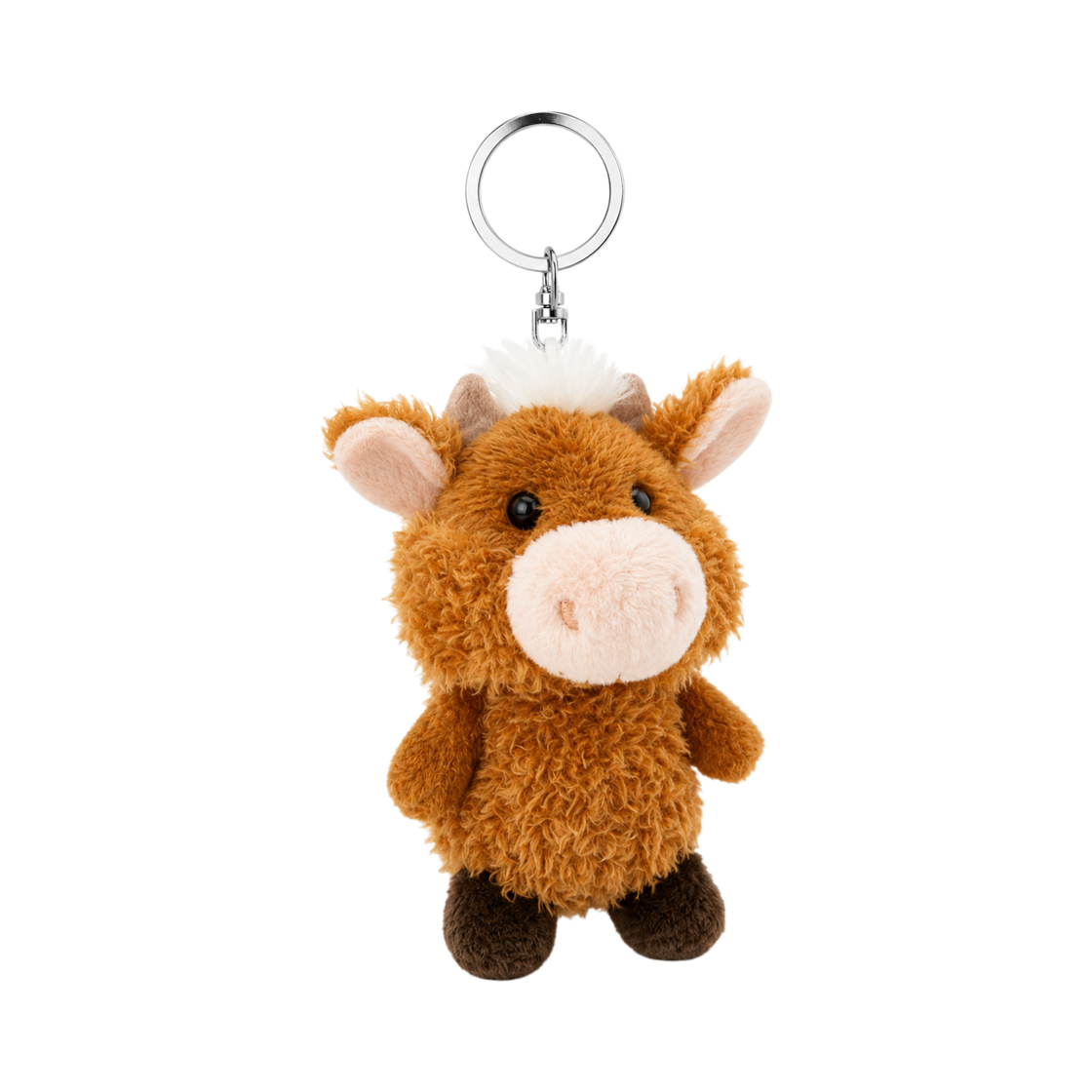 니키 소 맥무레이 키링 10cm([KREAM 단독] NICI Keyholder highland cattle McMooray 10cm GREEN)