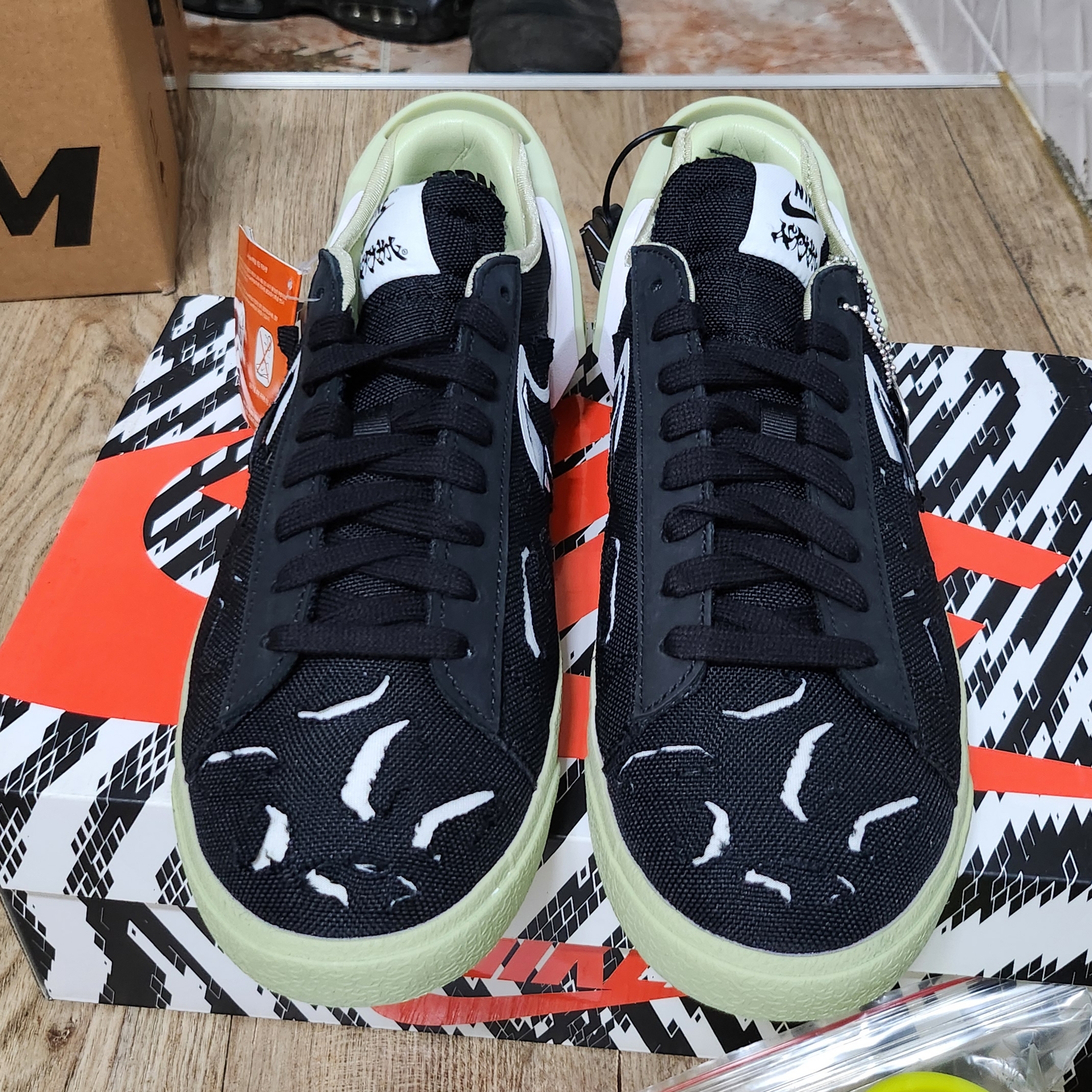 Nike x Acronym Blazer Low Black 착용 스타일 - 5