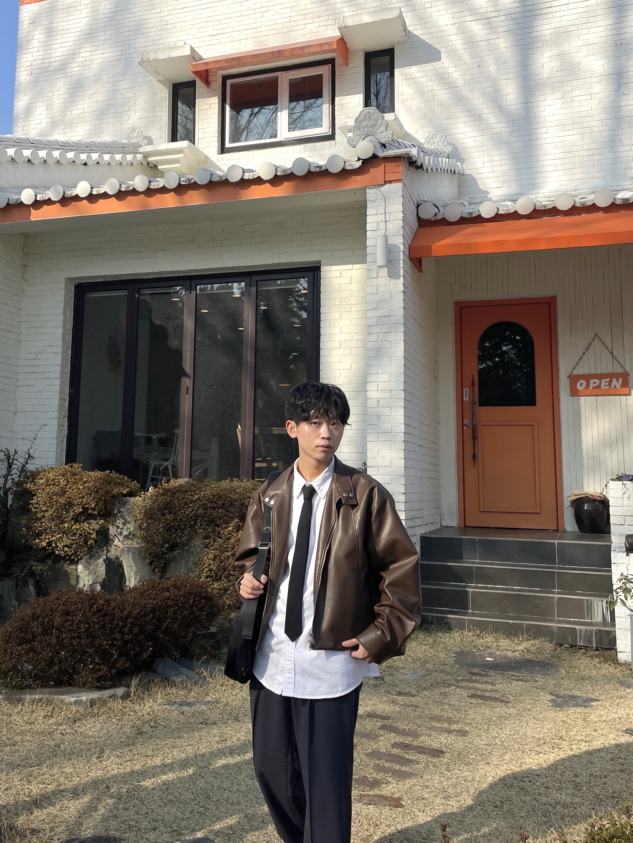 Dr. Martens 1461 Smooth Black 착용 스타일 - 3