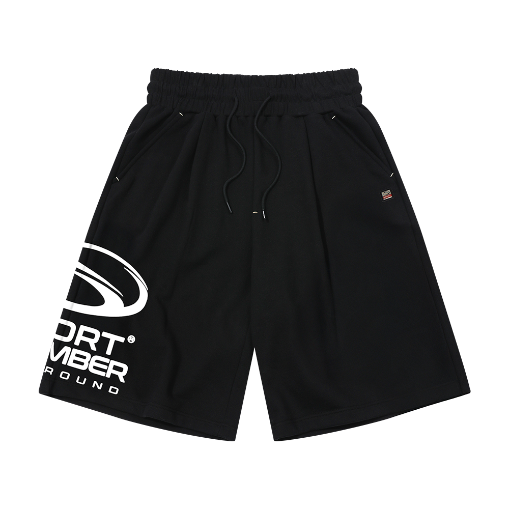 스포츠챔버 버뮤다 스웻 쇼츠 블랙(SPORT CHAMBER Bermuda Sweat Shorts Black)