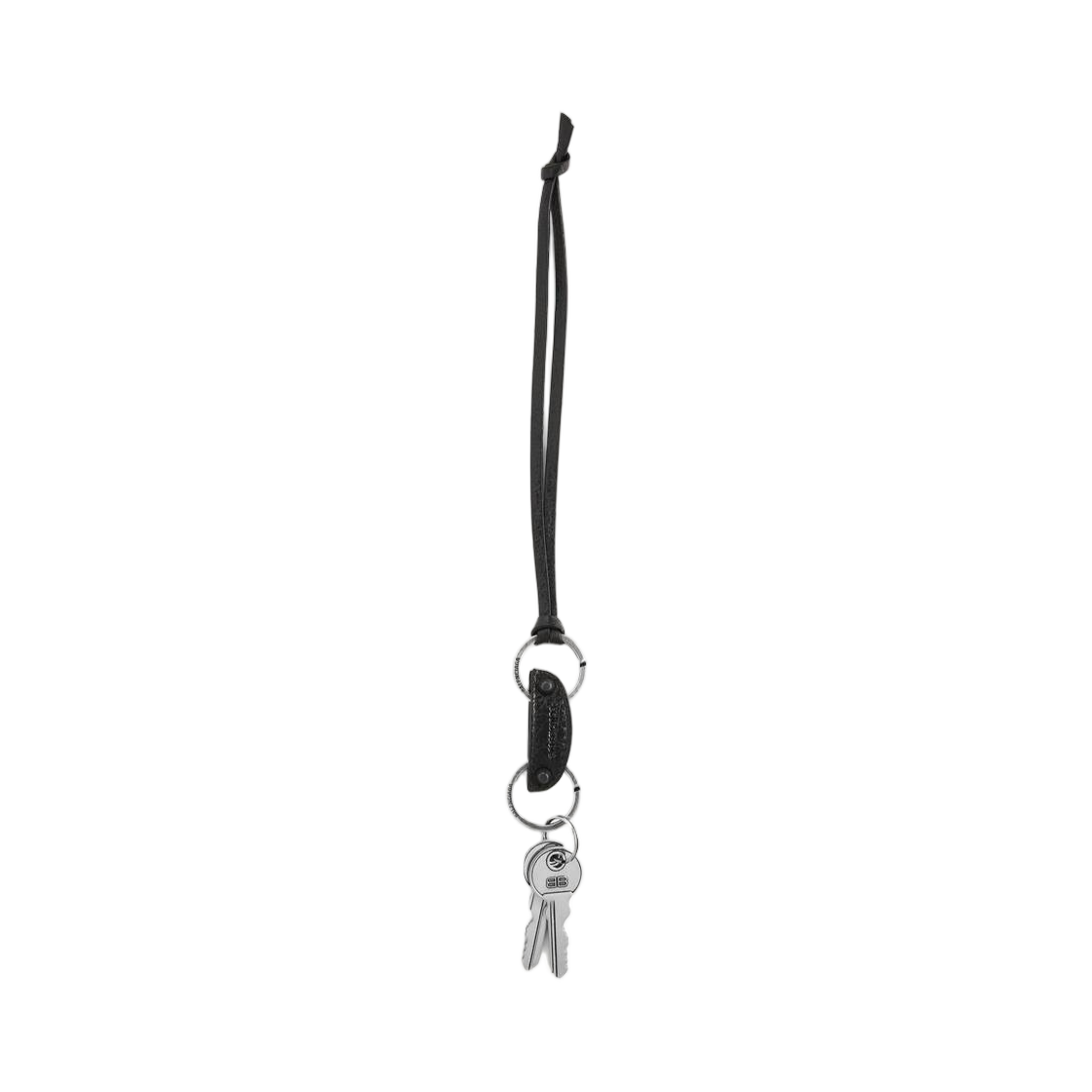 8537472ABFY1000 Balenciaga Le City Charm/Keychain Black
