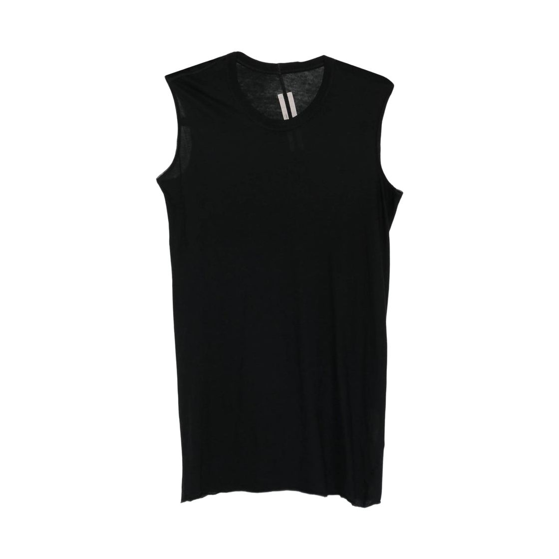 릭 오웬스 베이직 슬리브리스 티셔츠 블랙(Rick Owens Basic Sleeveless T-Shirt Black) - 1