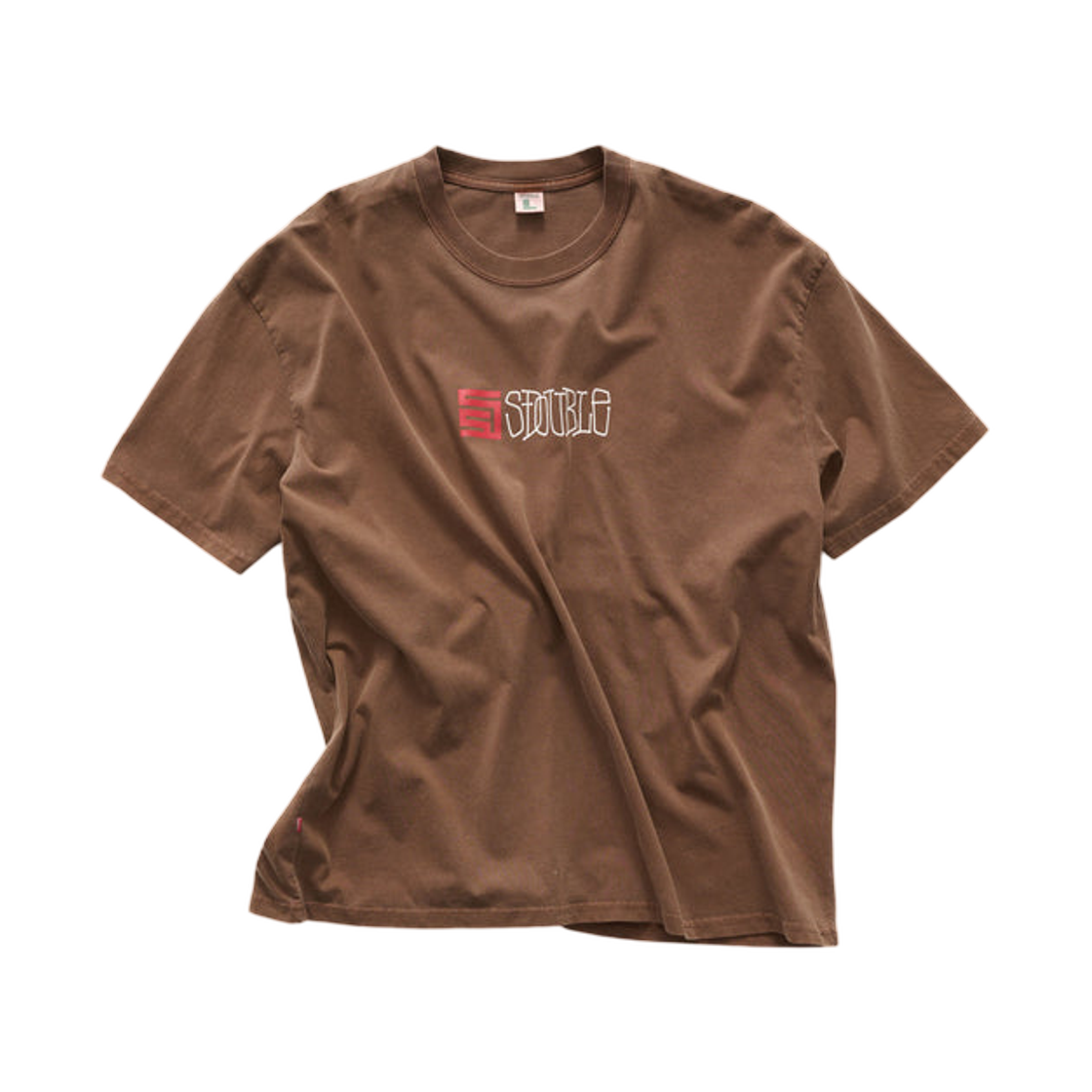 에스더블 베이직 티셔츠 피그먼트 초콜릿(S/Double Basic T-Shirt Pigment Chocolate)