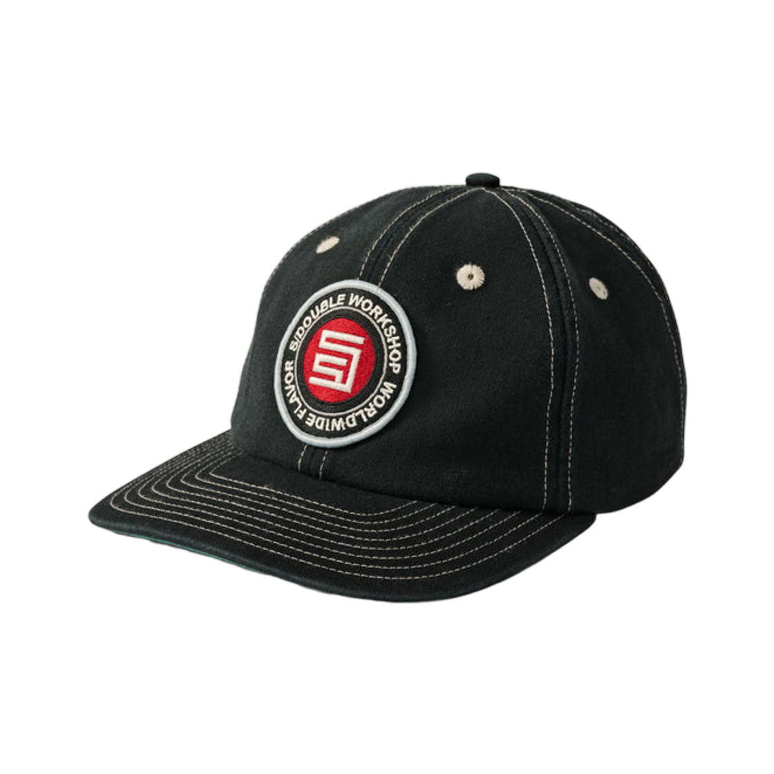 에스더블 플레이버 닷 6 패널 볼캡 블랙(S/Double Flavor Dot 6 Panel Ball Cap Black)