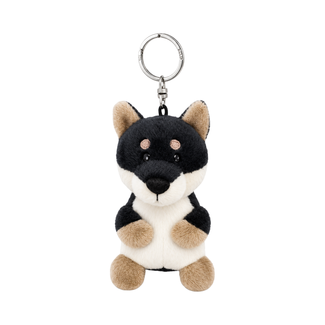 니키 블랙화이트 시바 키링 10cm([KREAM 단독] NICI 10cm black and white shiba) - 1