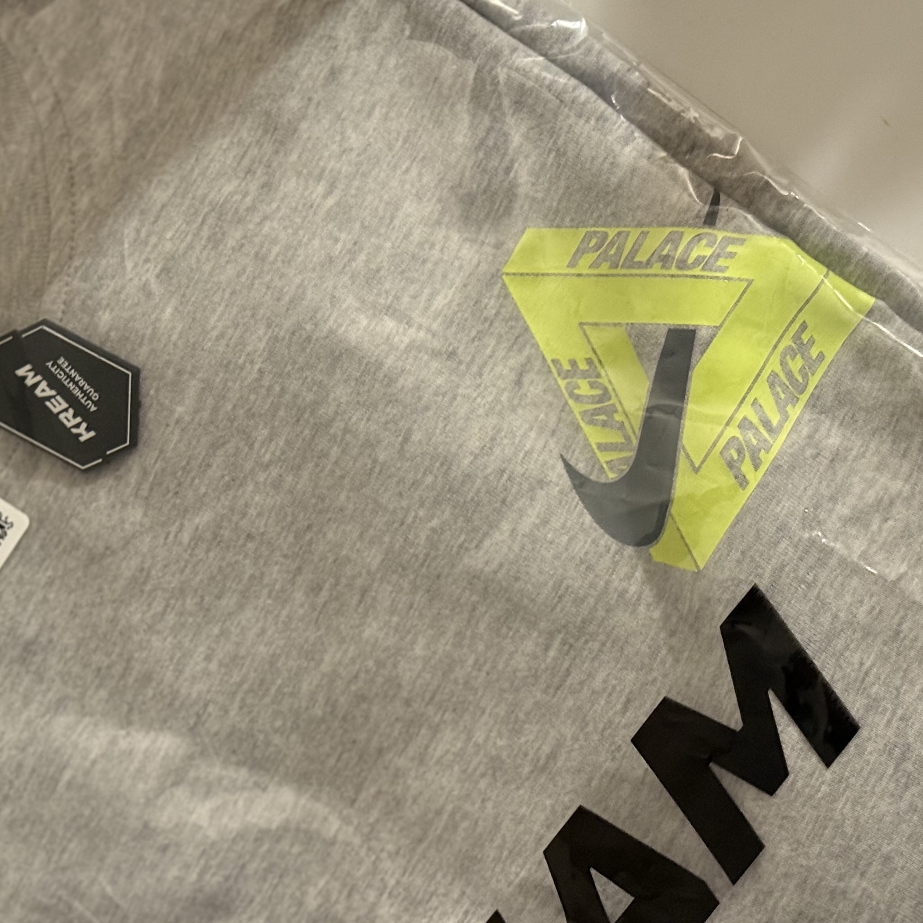 Palace x Nike Tri Swoosh T-Shirt Grey Marl - 25FW 착용 스타일 - 1
