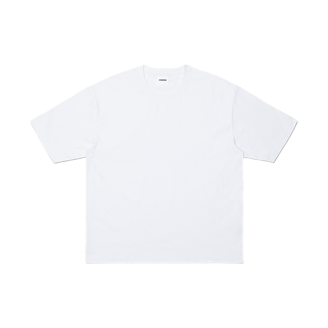 노매뉴얼 NM 크롭 티셔츠 화이트(NOMANUAL NM Crop T-Shirt White)