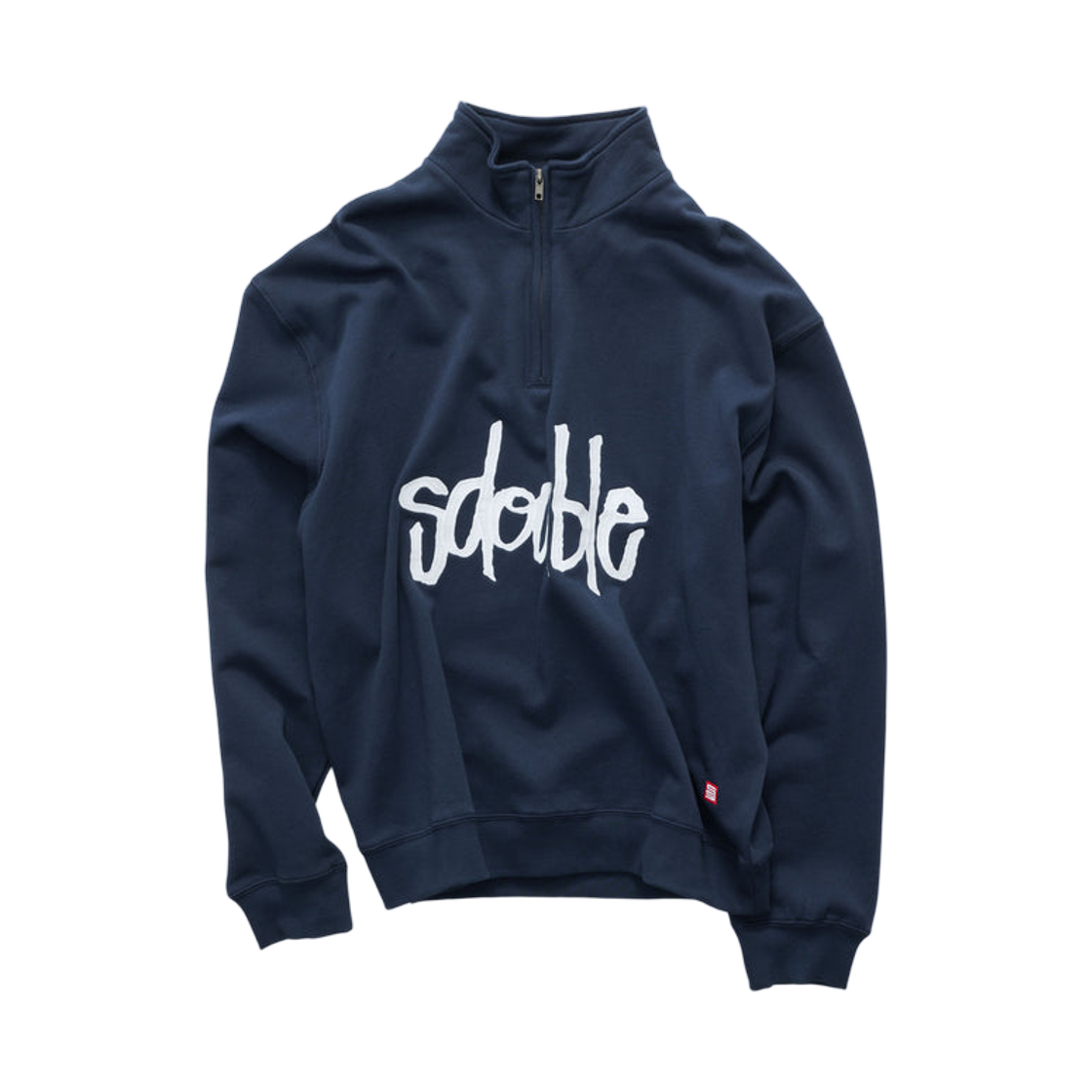 에스더블 마커 플리스 쿼터 집 네이비(S/Double Marker Fleece Quarter Zip Navy)