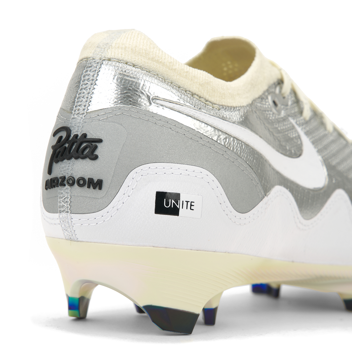 나이키 x 파타 머큐리얼 줌 베이퍼 16 엘리트 FG SE 유나이트 메탈릭 실버 앤 코코넛 밀크(Nike x Patta Mercurial Zoom Vapor 16 Elite FG SE Unite Metallic Silver and Coconut Milk) - 8