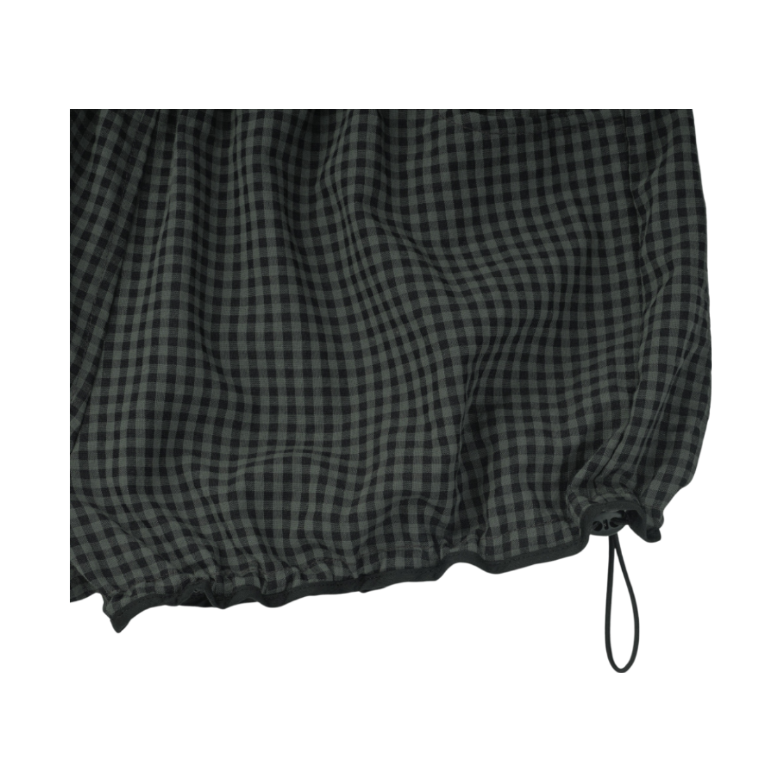 구월십일 체크 펌프 숏 팬츠 블랙(GUWOLSIBIL Check Pump Short Pants Black) - 5