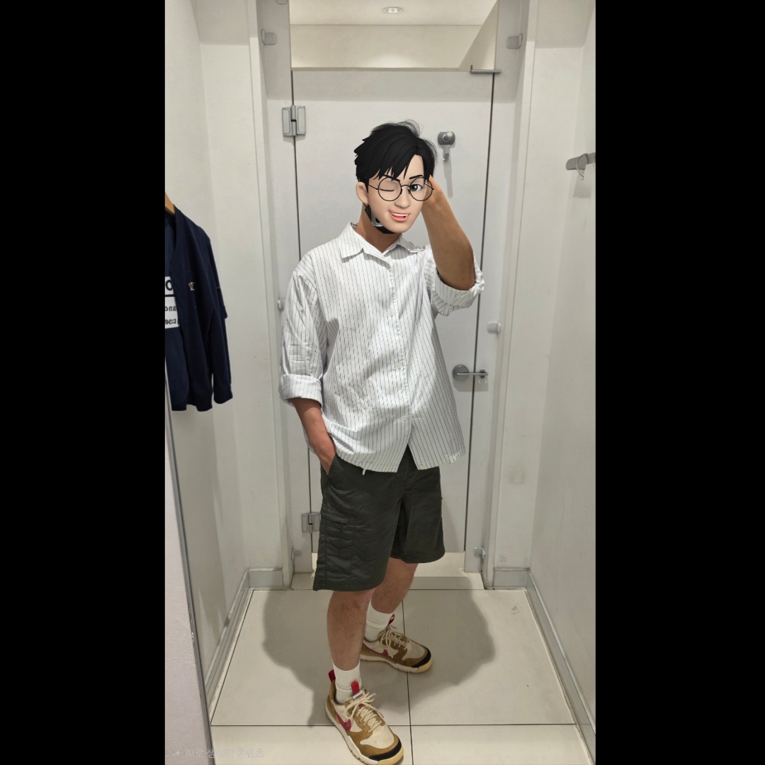 Uniqlo Gear Shorts Olive - JP 착용 스타일 - 1