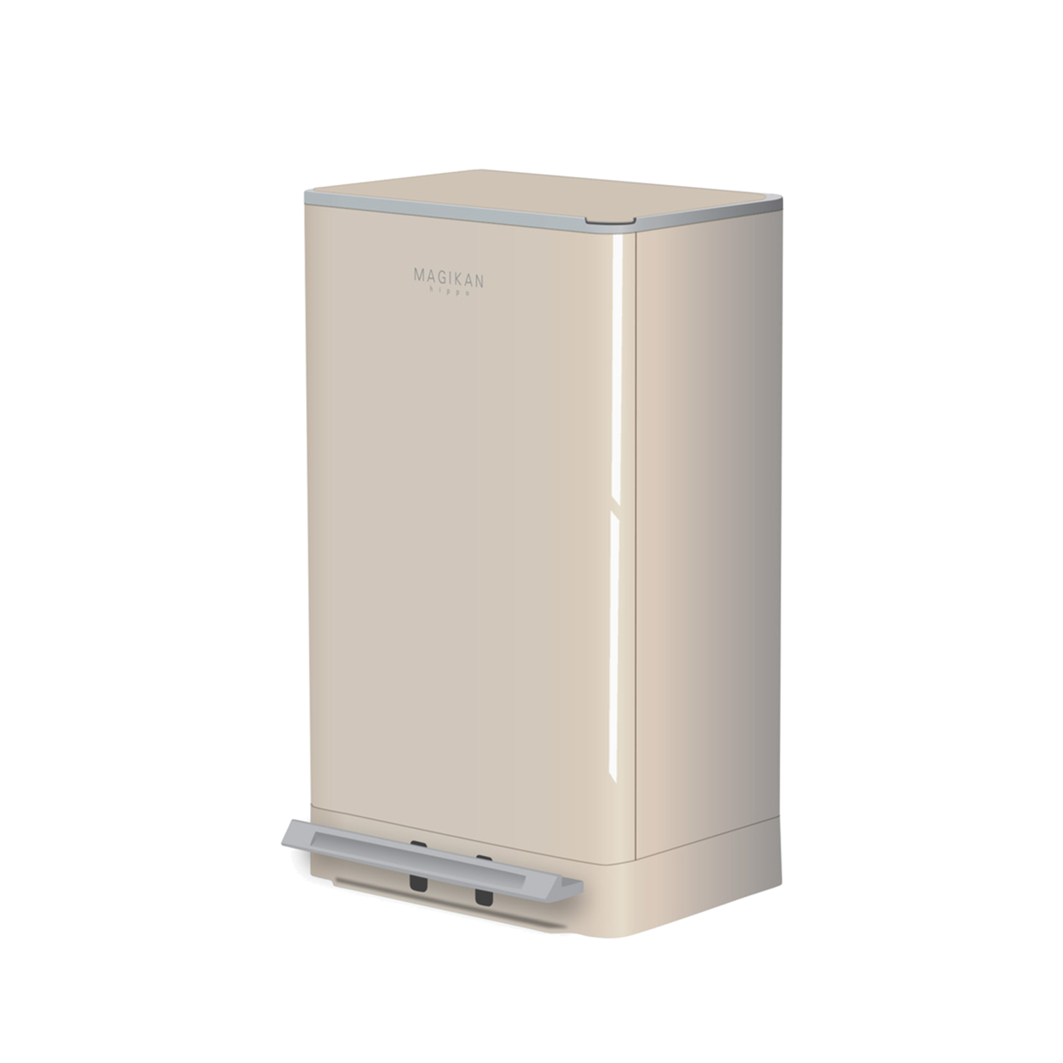 매직캔 히포 휴지통 냄새차단 듀얼오픈 쓰레기통 21L(MAGIKAN HIPPO TRASH CAN 21L) - 2