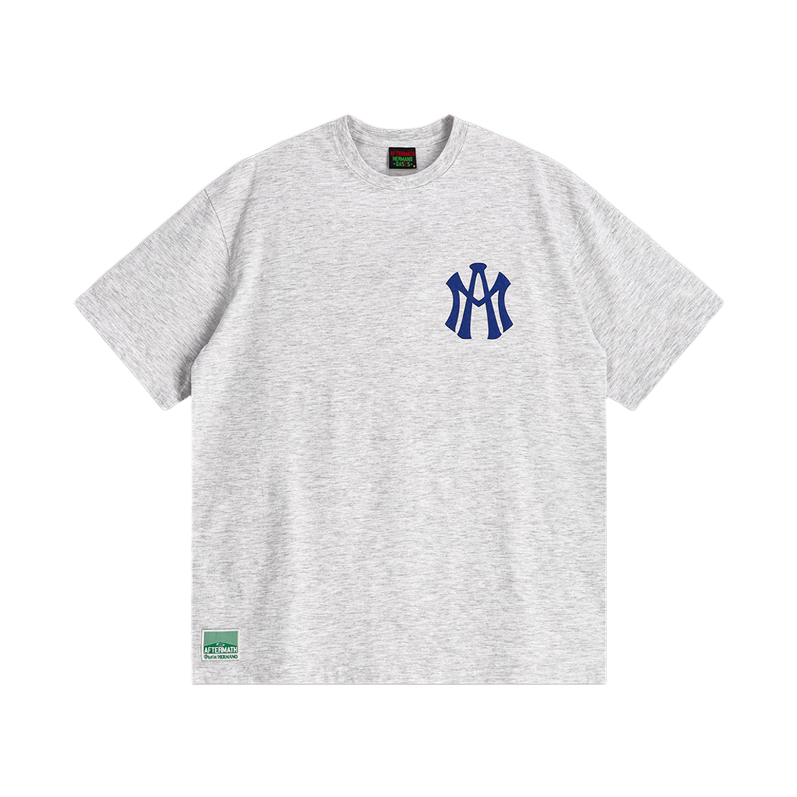 애프터매스 ATM 로고 반팔 티셔츠 라이트 헤더 그레이(Aftermath Atm Logo Tee Heather Grey)