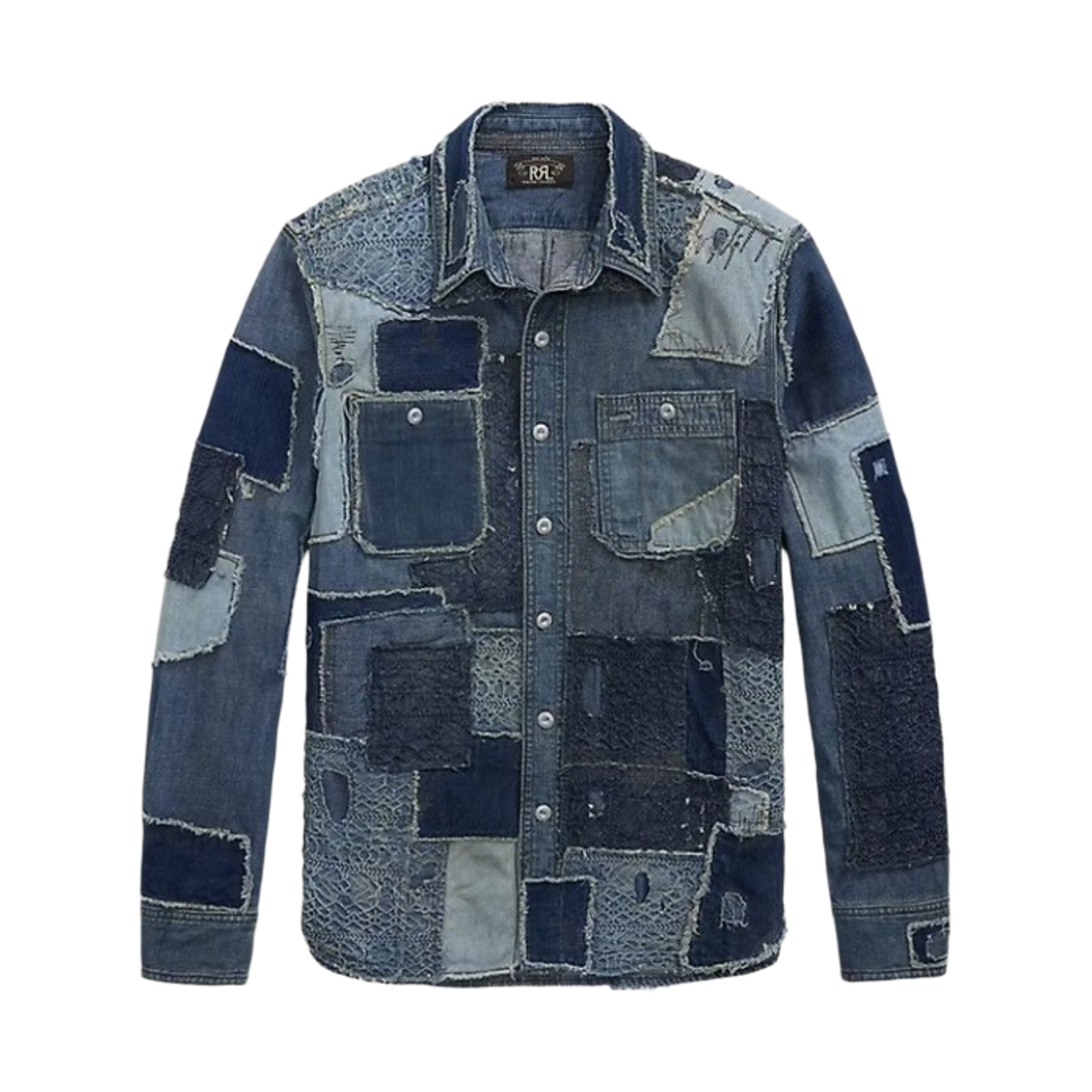 더블알엘 데님 패치워크 셔츠 인디고(Double RL Denim Patchwork Shirt Indigo)