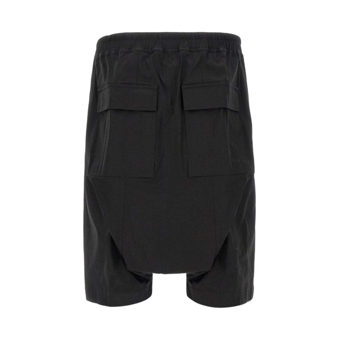 릭 오웬스 코튼 포플린 드로우스트링 버뮤다 쇼츠 블랙(Rick Owens Cotton Poplin Drawstring Bermuda Shorts Black) - 2