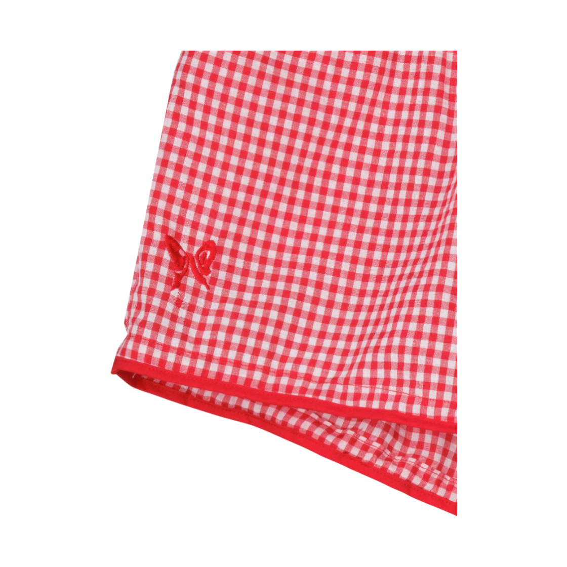 구월십일 체크 펌프 숏 팬츠 레드(GUWOLSIBIL Check Pump Short Pants Red) - 5