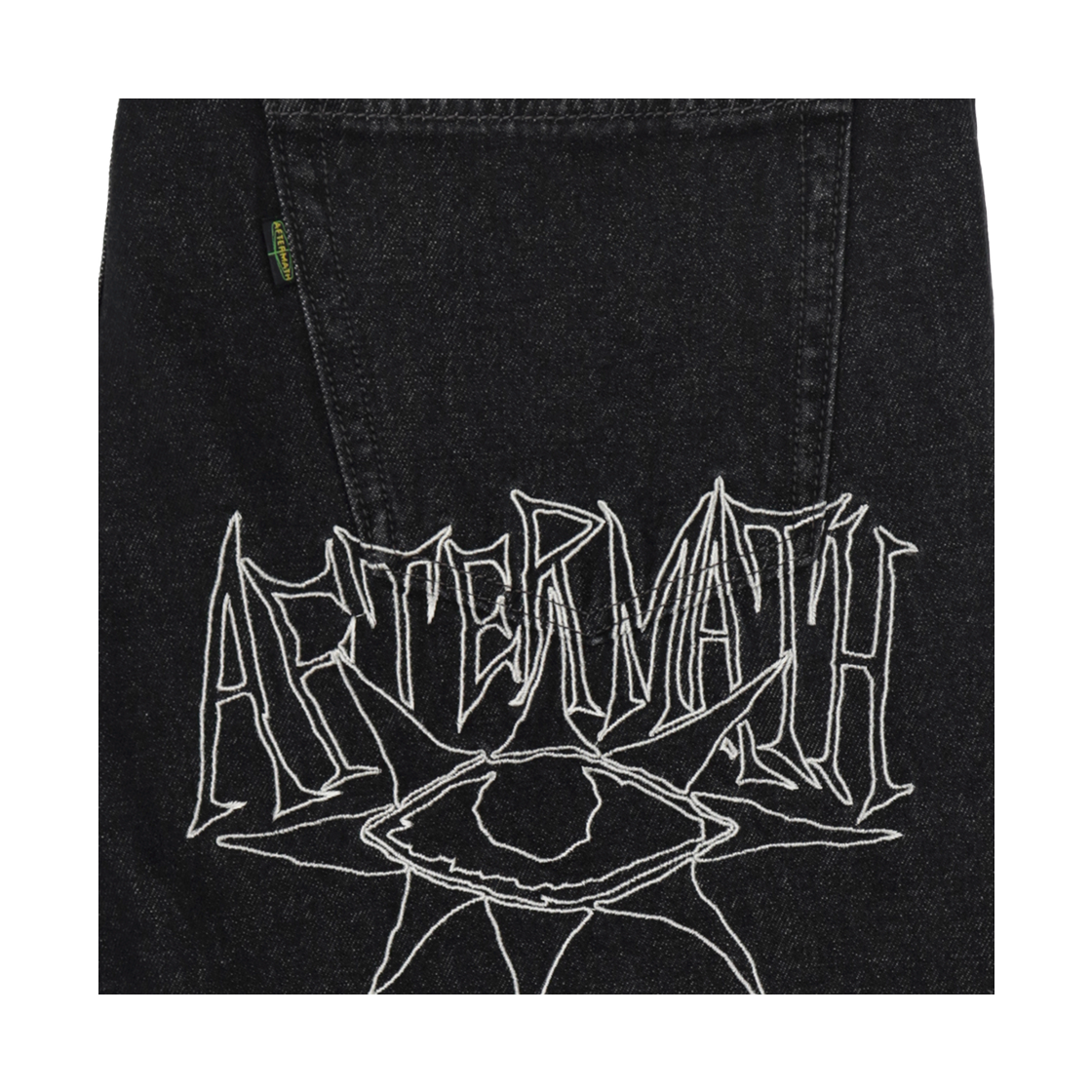 애프터매스 데님 쇼츠 반바지 블랙(Aftermath Denim Shorts Black) - 4