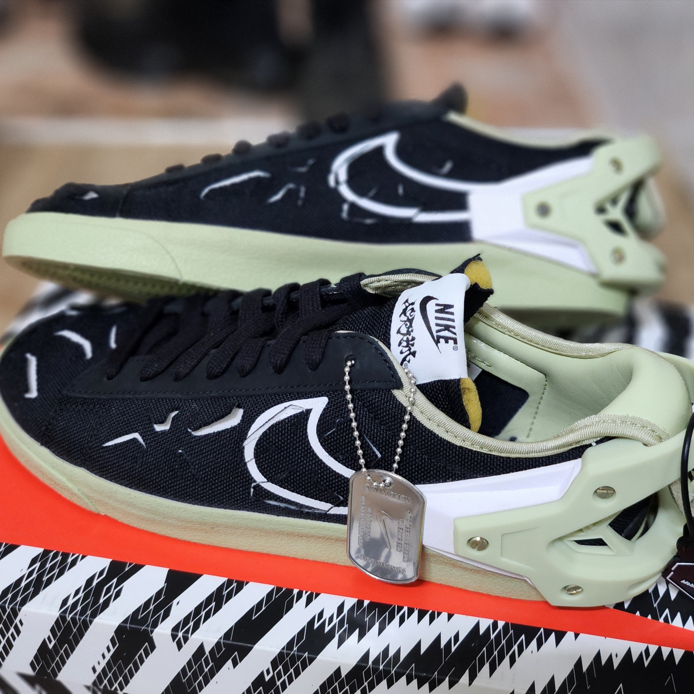 Nike x Acronym Blazer Low Black 착용 스타일 - 2