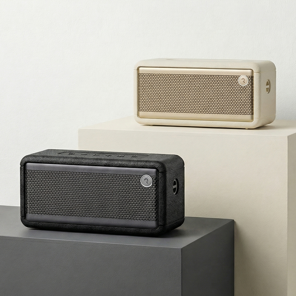 로이체 사운드마스터 TWS 스테레오 무선 블루투스 스피커(Royche SoundMaster: Retro Design TWS True Wireless Stereo Bluetooth Speaker (BTS-700)) - 5