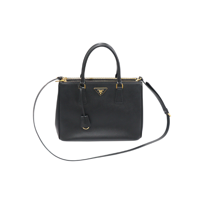 프라다 1BA274 블랙 사피아노 럭스 갤러리아 라지 2WAY(Prada Black Saffiano Lux Galleria Large 2-Way Bag)