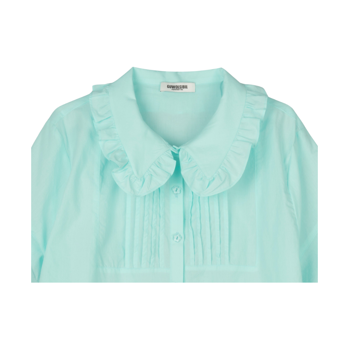 구월십일 보헤미안 아코디언 셔츠 민트(GUWOLSIBIL Bohemian Accordion Shirt Mint) - 3