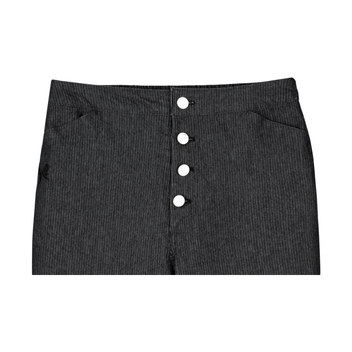 구월십일 7부 스티치 부츠컷 팬츠 블랙(GUWOLSIBIL Three-Quarter Bootcut Jeans Black) - 3