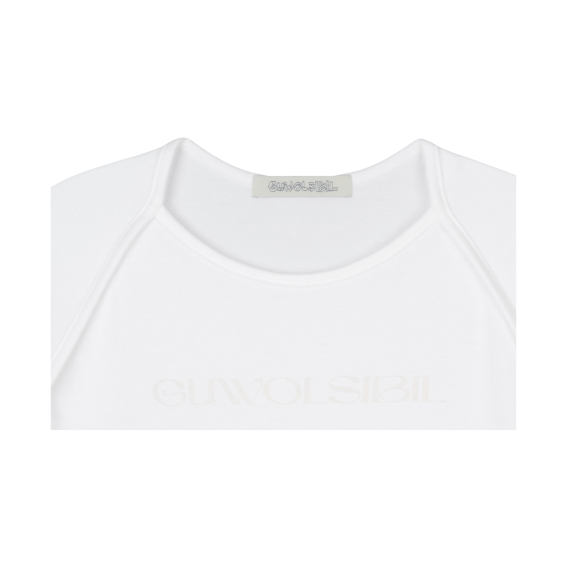 구월십일 볼레로 반팔 티셔츠 화이트(GUWOLSIBIL Bolero Short Sleeve Top White) - 3