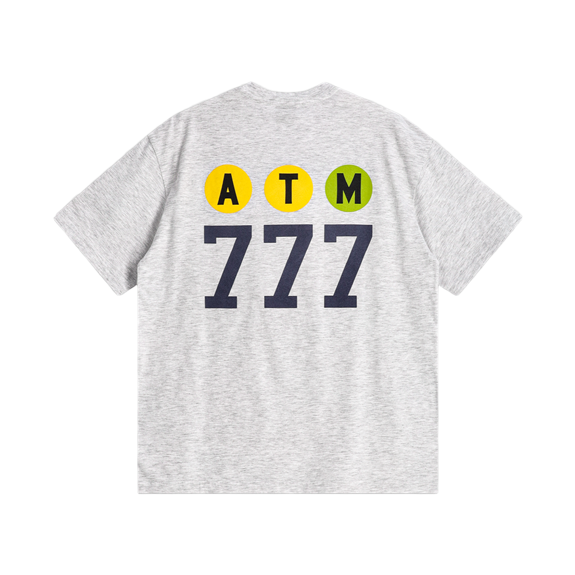 애프터매스 ATM 로고 반팔 티셔츠 라이트 헤더 그레이(Aftermath Atm Logo Tee Heather Grey) - 3