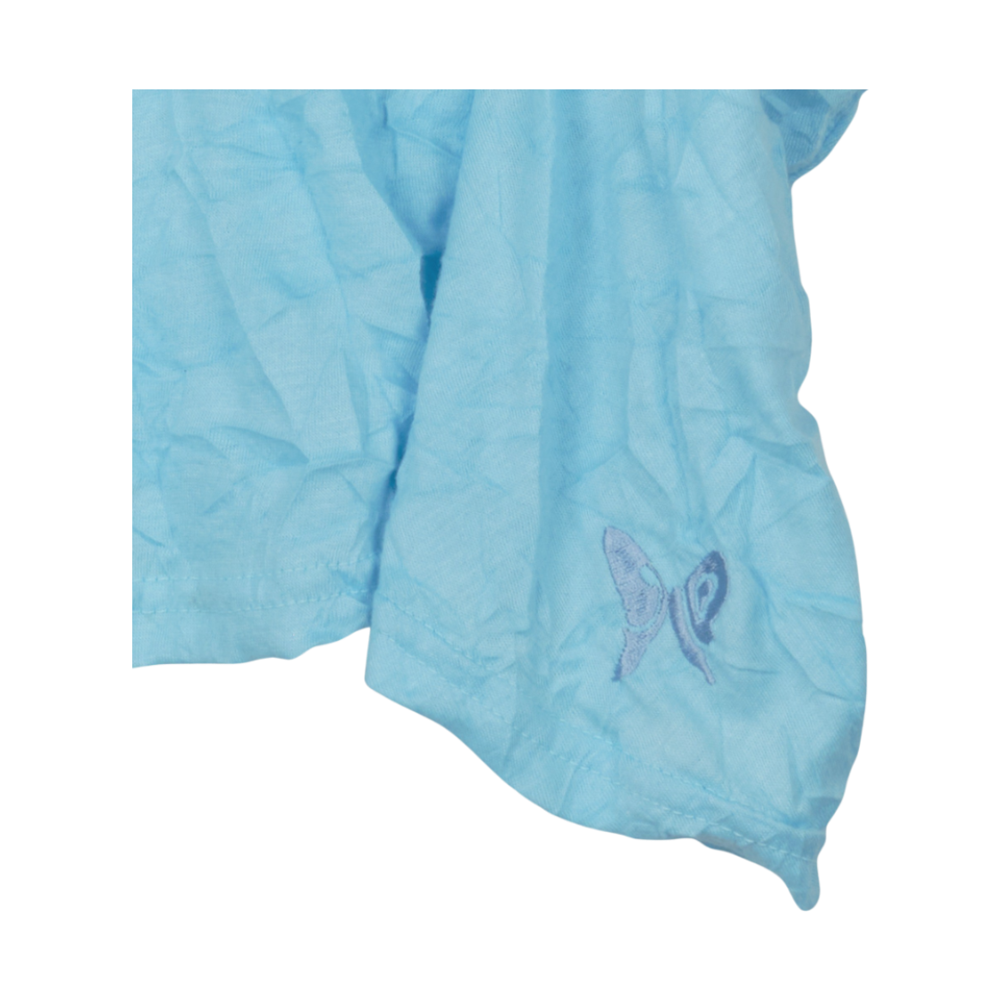 구월십일 레이스 펌프 캡 반팔 티셔츠 스카이블루(GUWOLSIBIL Lace Pump Cap Sleeve Top Skyblue) - 5