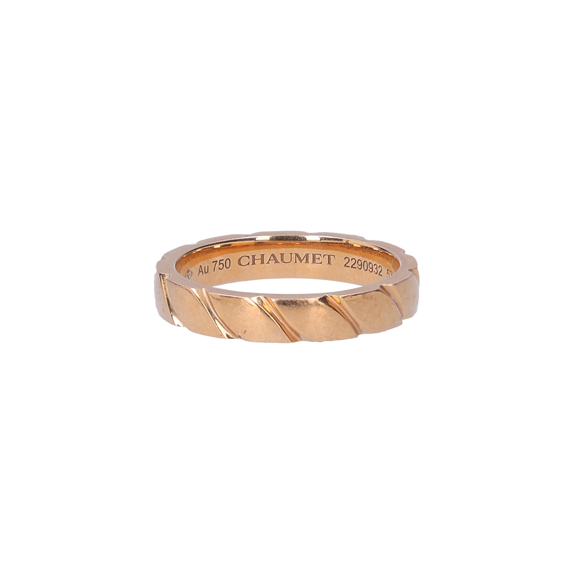 ITQ8U6K8J54W Chaumet 082501 Torsade Ring 18K Rose Gold