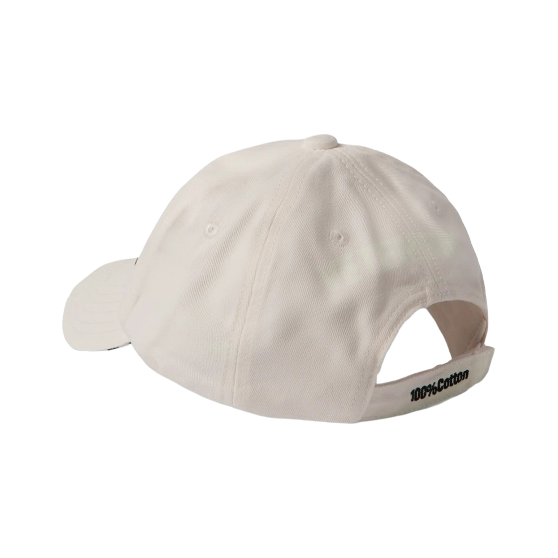 베트멍 로고 자수 코튼 트윌 베이스볼 캡 화이트(Vetements Logo Embroidered Cotton Twill Baseball Cap White) - 2