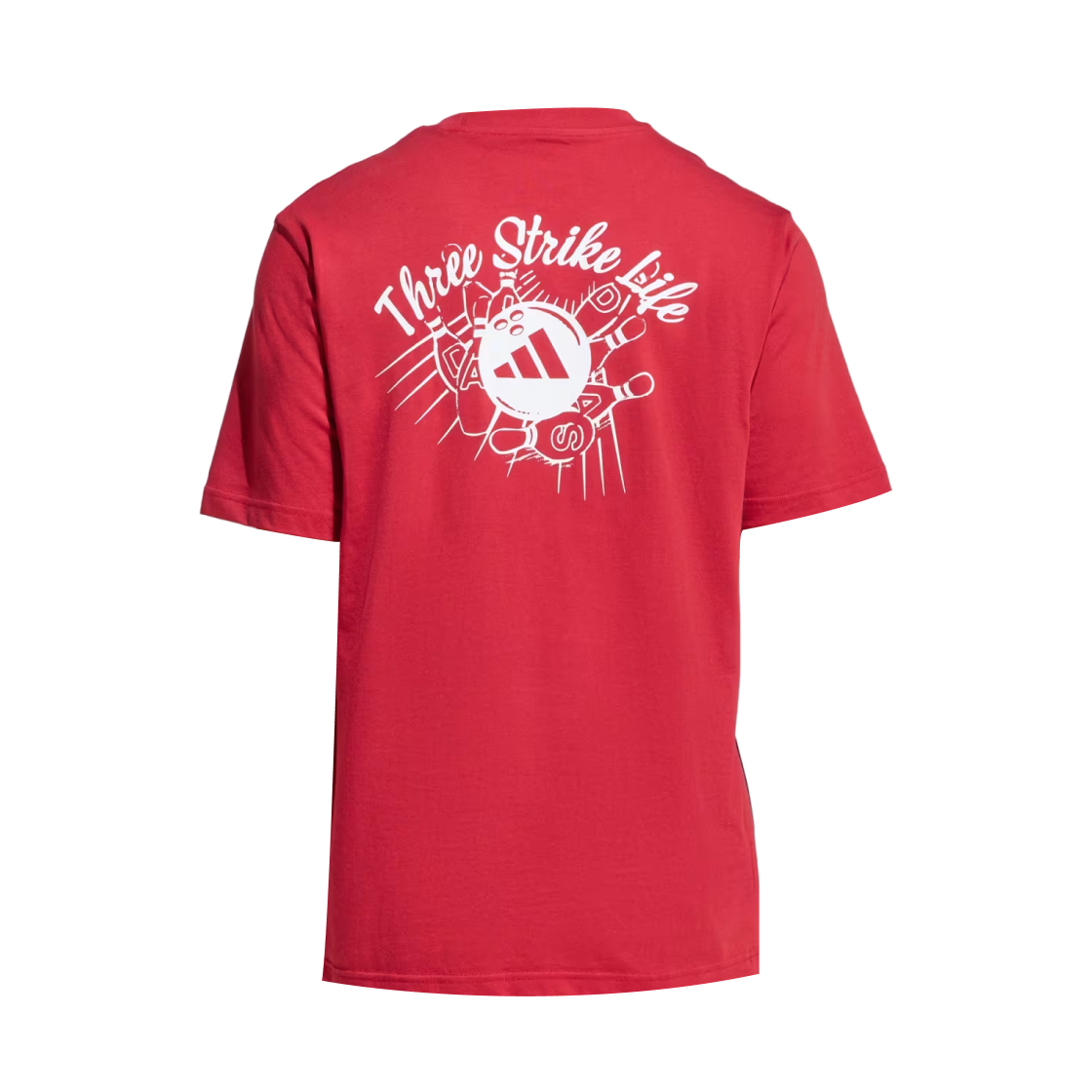 아디다스 노벨티 볼 그래픽 티셔츠 액티브 마룬 - KR 사이즈(Adidas Novelty Bowl Graphic T-Shirt Active Maroon - KR Sizing) - 2