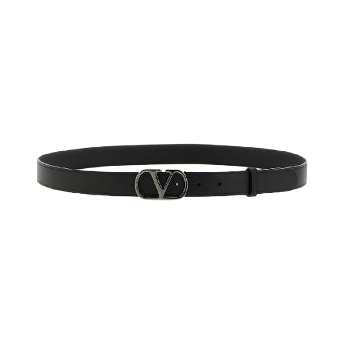 발렌티노 브이로고 시그니쳐 벨트 블랙(Valentino Vlogo Signature Belt Black) - 1