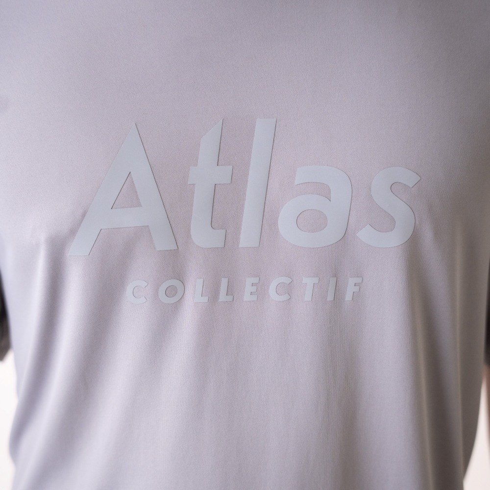 아틀라스 콜렉티프 일루미 트랙스 V2 맨즈 러닝 티셔츠 그레이(Atlas COLLECTIF Illumi Trax V2 MENS Running T-Shirt GE) - 3