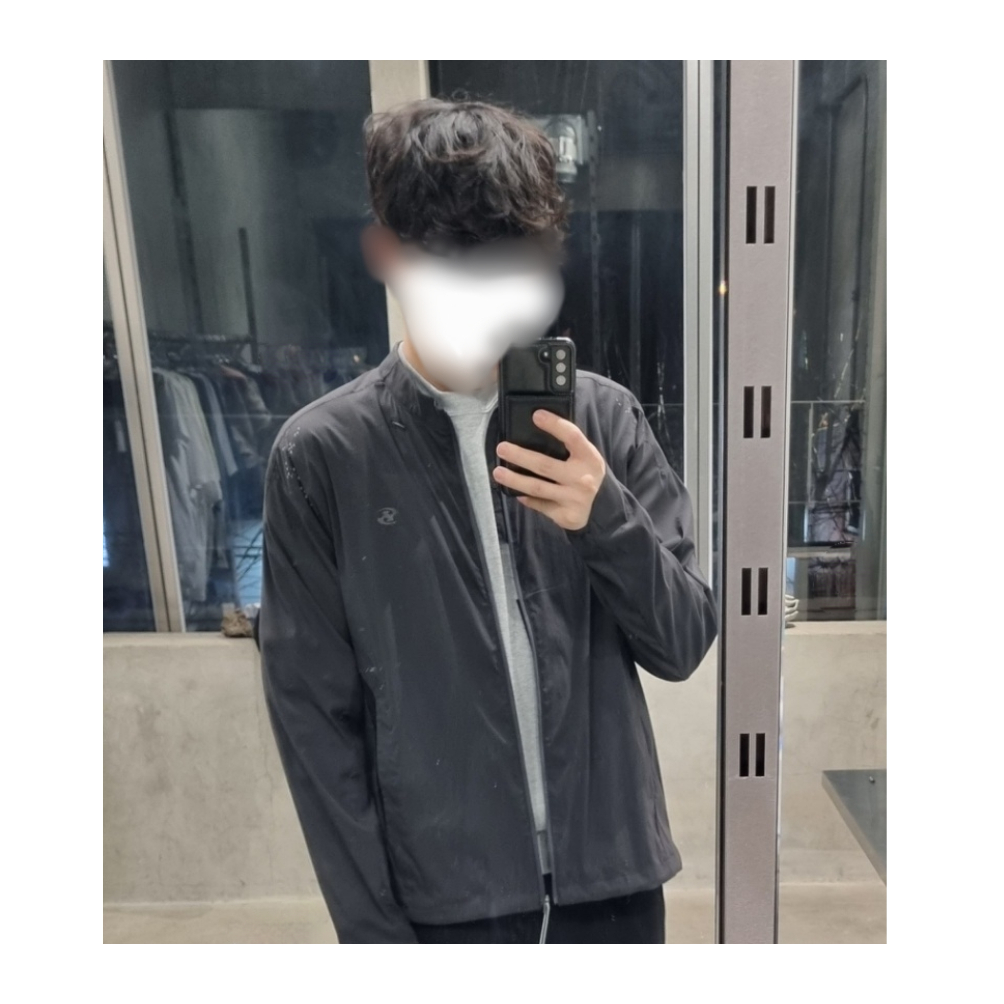 Asics Gel-Sonoma 15-50 Black, Sansan Gear Laser Weld Jacket Charcoal 착용 스타일 - 3