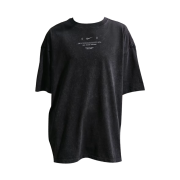 (W) Nike NSW Classic Oversized T-Shirt Black - Asia