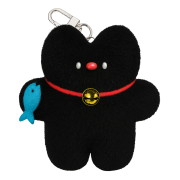 ZZICONG STORE Handmade Fish Thief Cat Keyring