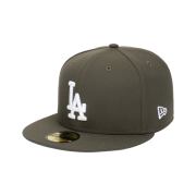 New Era MLB LA Dodgers Basic Fitted Cap New Olive