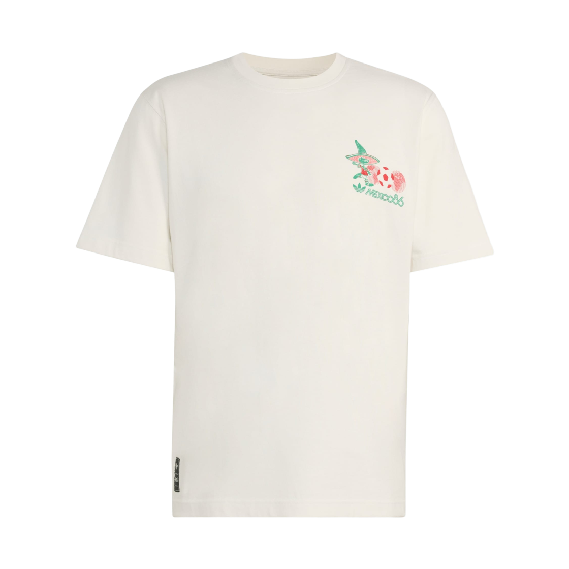 KE2037 Adidas FIFA World Cup 26 Pique Mascot T-Shirt Cloud White - KR Sizing