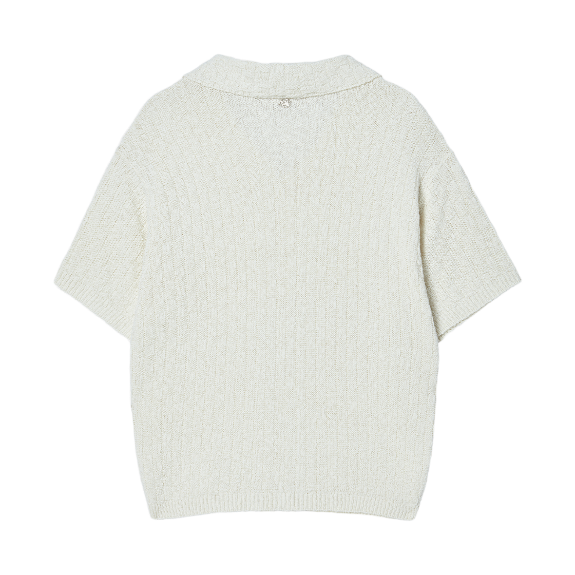 엔 아카이브 위빙 텍스처 니트 가디건 아이보리(N ARCHIVE Weaving Texture Knit Cadigan Ivory) - 2