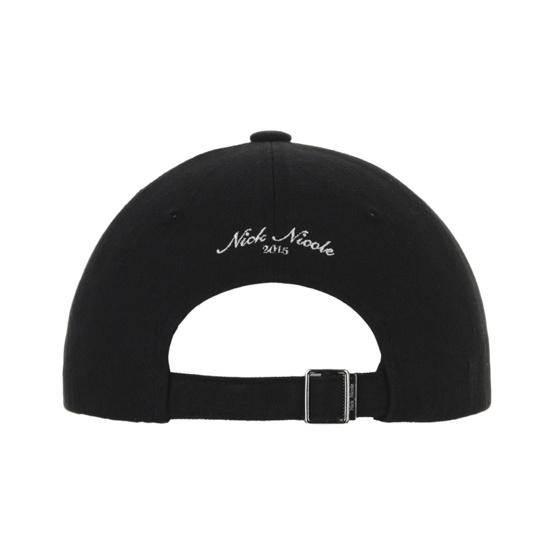 닉앤니콜 니콜 레터링 볼 캡 블랙(NICK&NICOLE Nicole Lettering Ball Cap Black) - 2