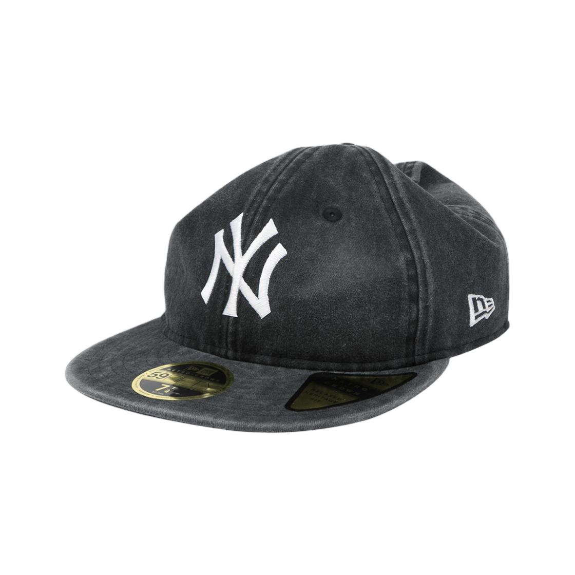 뉴에라 MLB 뉴욕 양키스 피그먼트 애시드 워싱 레트로 크라운 피티드캡 블랙(New Era MLB New York Yankees Pigment Acid Wash Retro Crown Fitted Cap Black) - 2